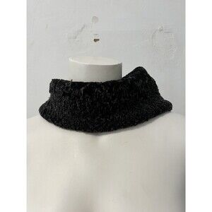 Lululemon black grey Ombre knit wool blend textured ear warmer headband O/S